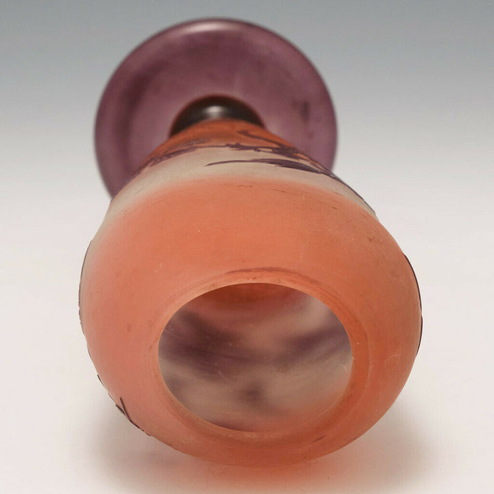 Galle Three Colour Cameo Vase c1925
