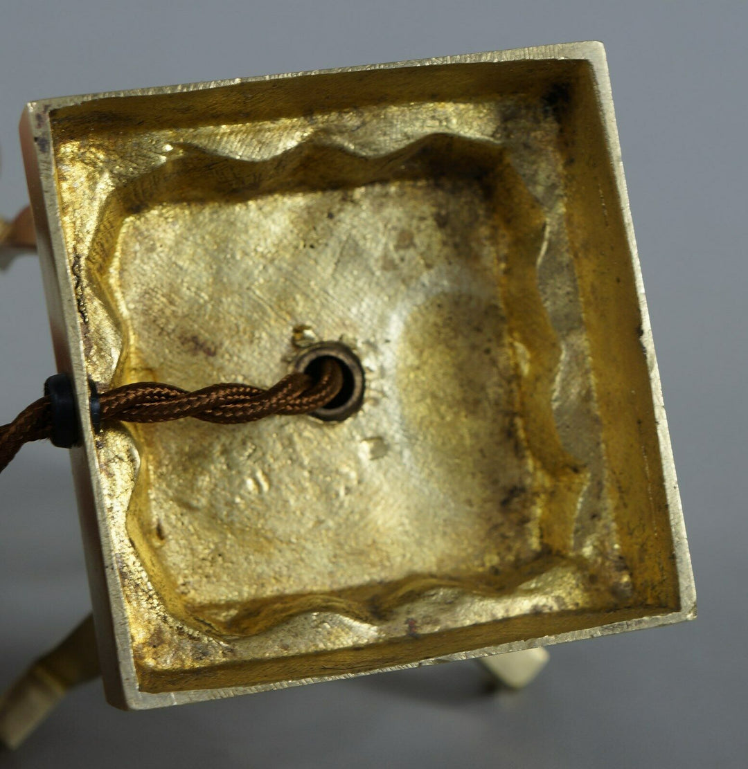 MULLER FRERES : FRENCH BRONZE ART DECO LAMP 1930 ...... France degué sabino era