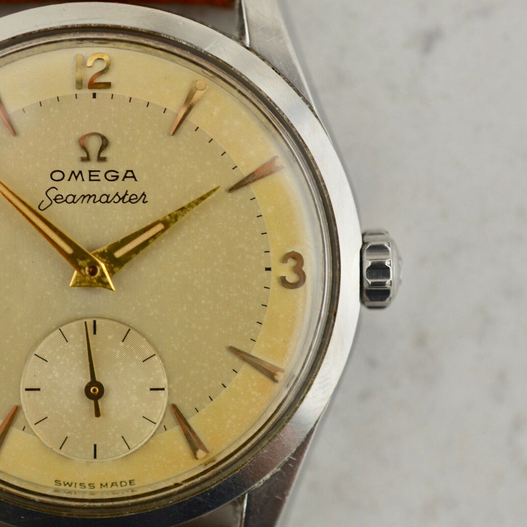C.1956 ヴィンテージ オメガ シーマスター 「ランチェロ」 直径36mm 腕時計 型番 CK 2937-4 スチール製 梱包箱付き