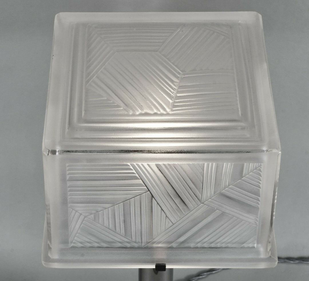 SABINO : large French 1930 art deco lamp ................ muller daum era France