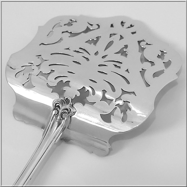 Puiforcat Rare French Sterling Silver Asparagus Pastry Toast Server