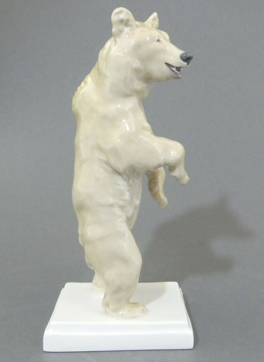 ⚔ Meissen Bär stehend Braunbär Figur V125 TOP 1.Wahl - Erich Hösel Pfeifferzeit