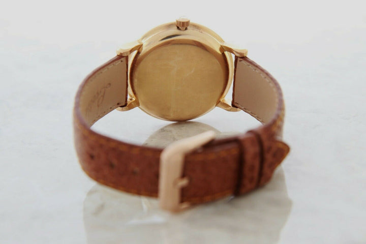 Vintage OMEGA Mechanical Cal. 28 Rare 18k Rose Gold case 36mm for Men’s