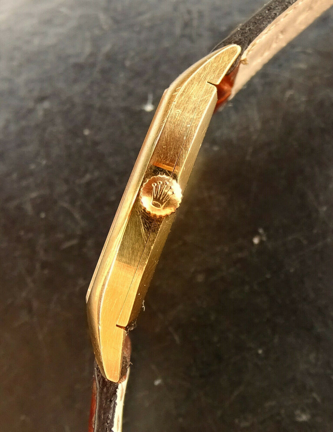 ♛ Rolex Cellini Yellow Gold 18K 750 Ref.3805 Vintage Luxury Men's Watch from 1980