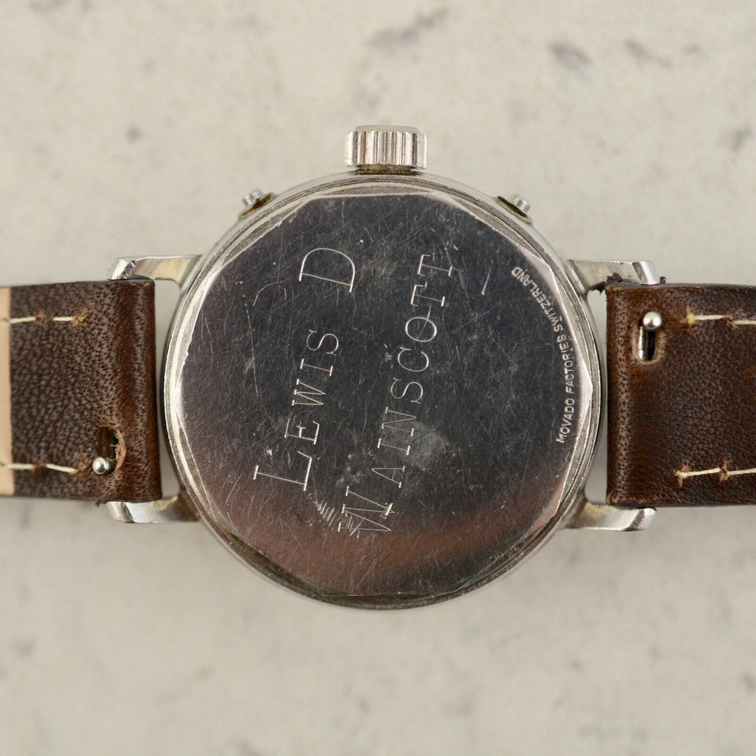 1940年　モバードヴィンテージ カレンドグラフ　トリプルカレンダーウォッチ(参考番号：14819) スチール製