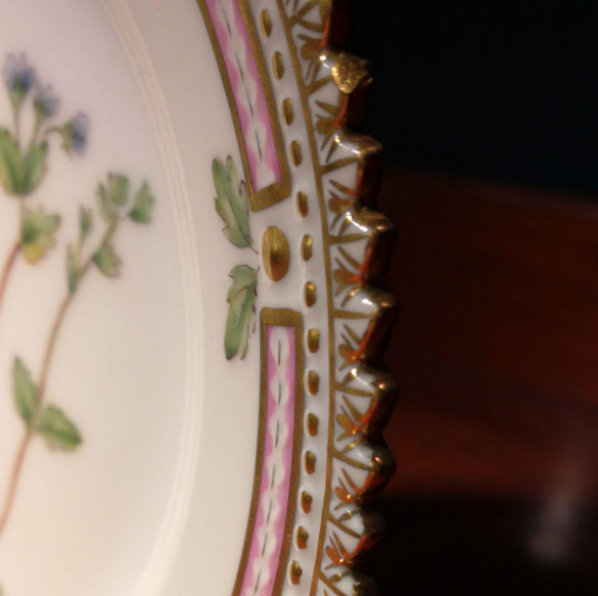 Royal Copenhagen Flora Danica Plate Diameter 14.5cm Veronica Praecox Used