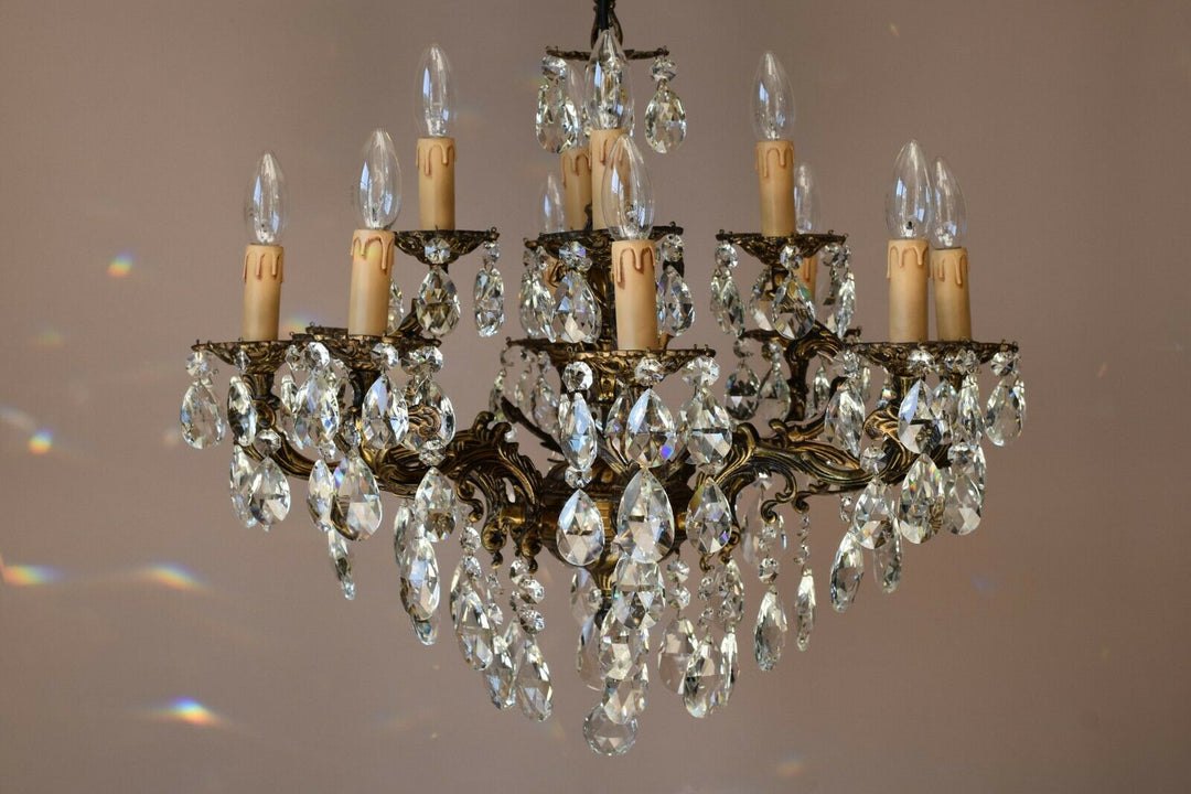 Antique Vintage, Maria Theresa Chandelier, Crystal Lighting Ceiling Lamp Pendant
