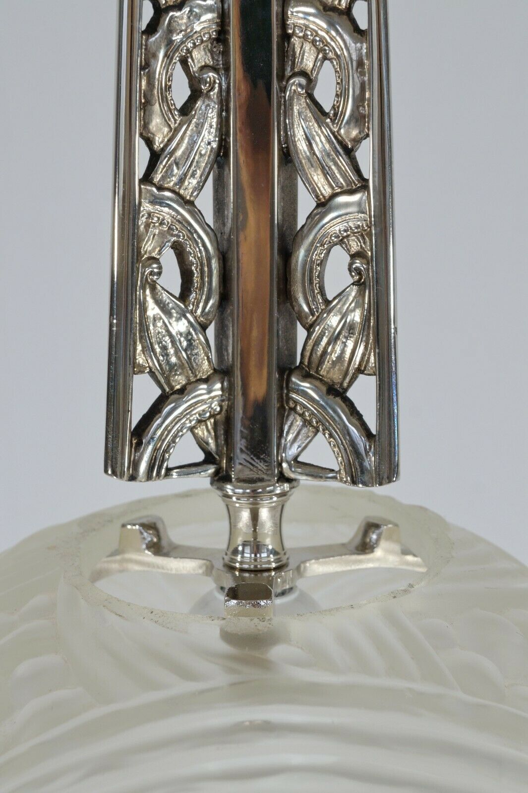 GUILLAUMIN ET BACHMANN & HANOTS : FRENCH 1930 ART DECO PENDANT LAMP ..... france