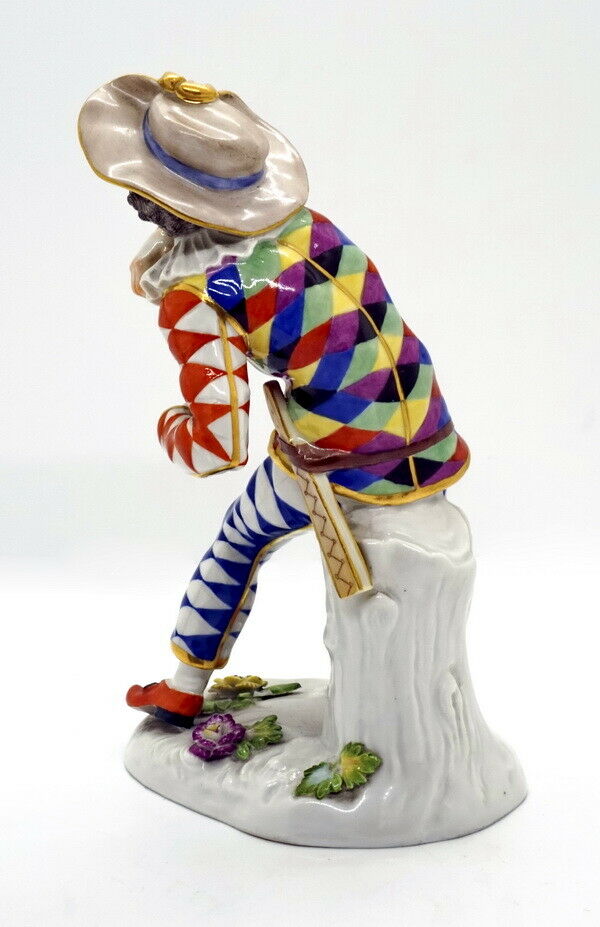 邁森 MEISSEN マイセン FIGUR ERSCHROCKENER HARLEKIN FRIGHTENED HARLEQUIN MNR: 259