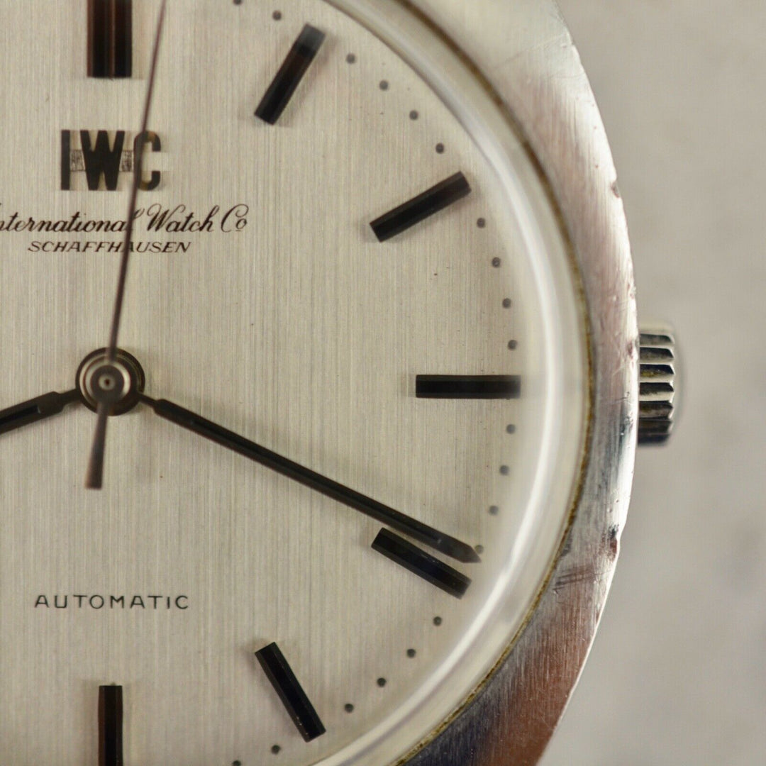 1960年　ヴィンテージ IWCオートマチック　参考番号.R815 リネンダイアル　腕時計 cal.854 スチール製