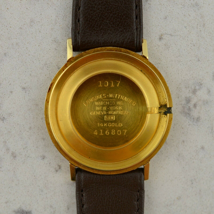 1960年代　ヴィンテージ ロンジン カラトラバ　参考番号1017  14K イエローゴールド製