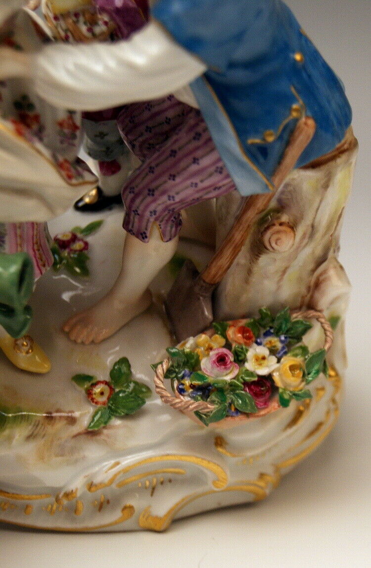 マイセン人形(MEISSEN)「庭師の男女」