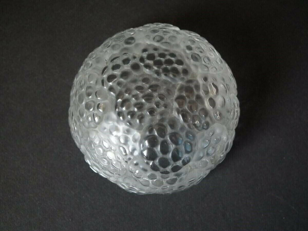 Rene Lalique Clear & Frosted Glass 'Cernay' Inkwell