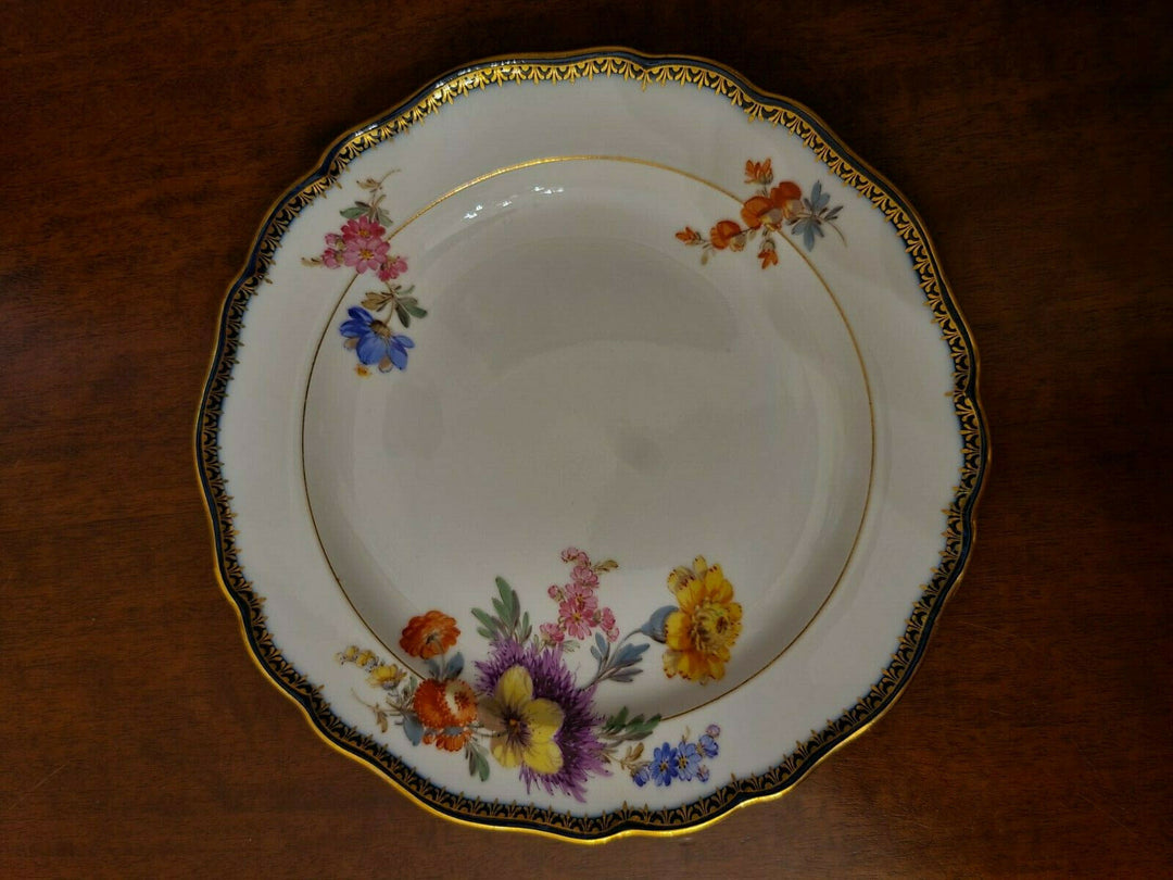 マイセン(Meissen)、A-カンテ、プレート＋カップ＆ソーサーセット1級品