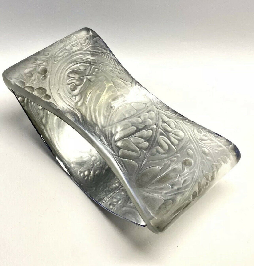 Buvard Feuilles Artichaut Rene Lalique R.Lalique Artichoke Leaves Glass Blotter