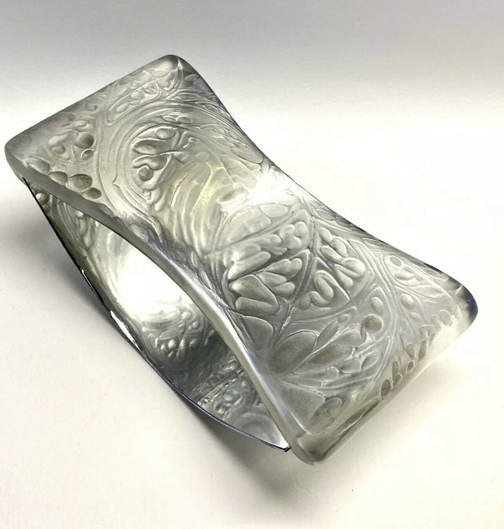 Buvard Feuilles Artichaut Rene Lalique R.Lalique Artichoke Leaves Glass Blotter