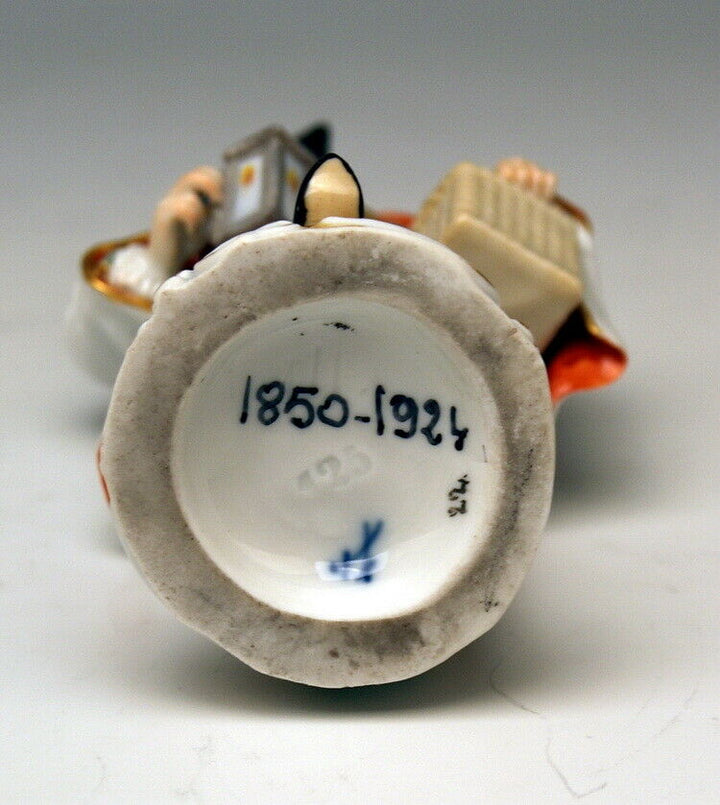 邁森 MEISSEN マイセン FIGUR PARISER AUSRUFER MANN MIT LATERNE REINICKE MNR: 14 UM 1880