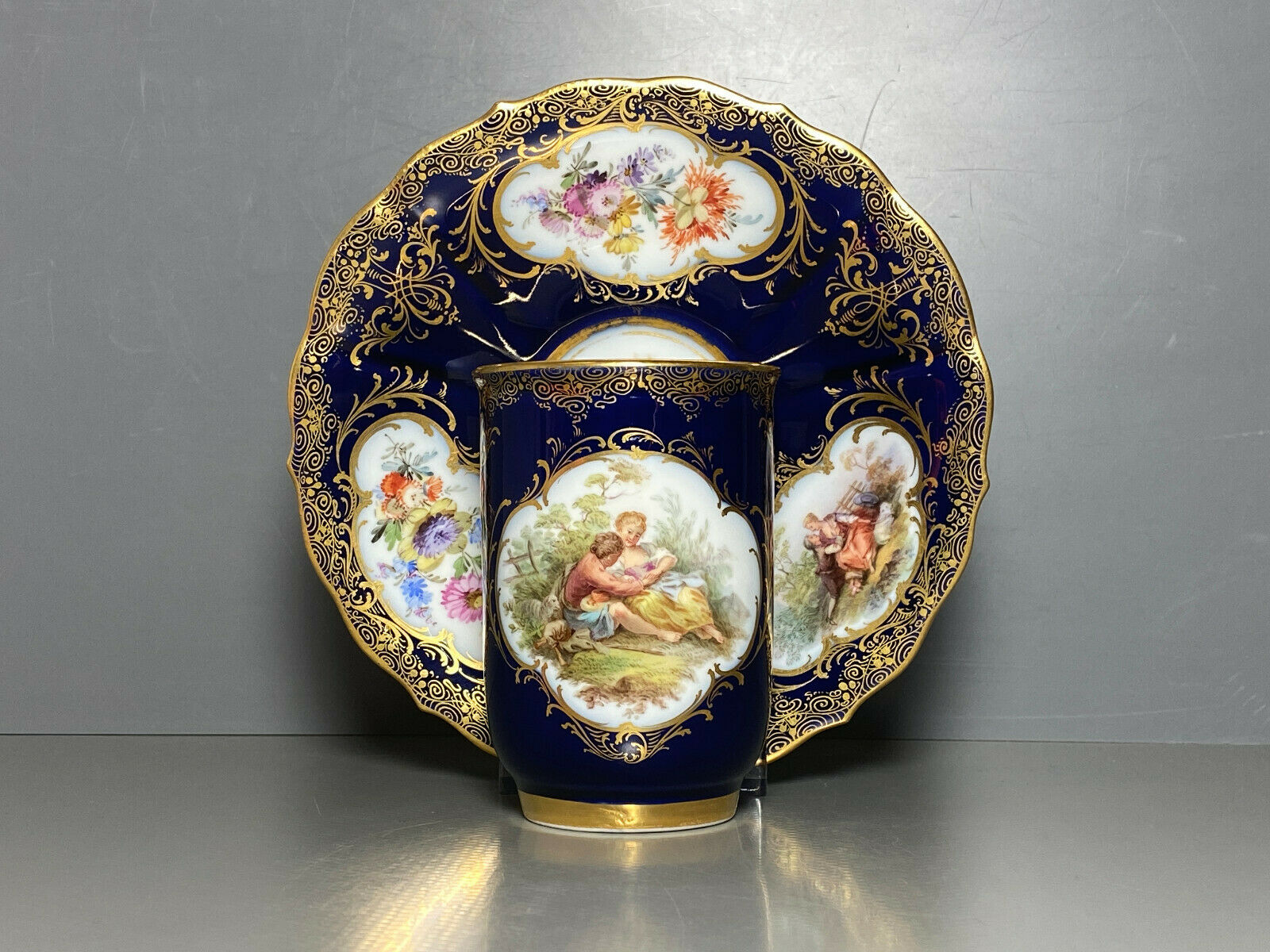 マイセン ワトー – アンティークテーブルウェア/ベルモントル【Antique