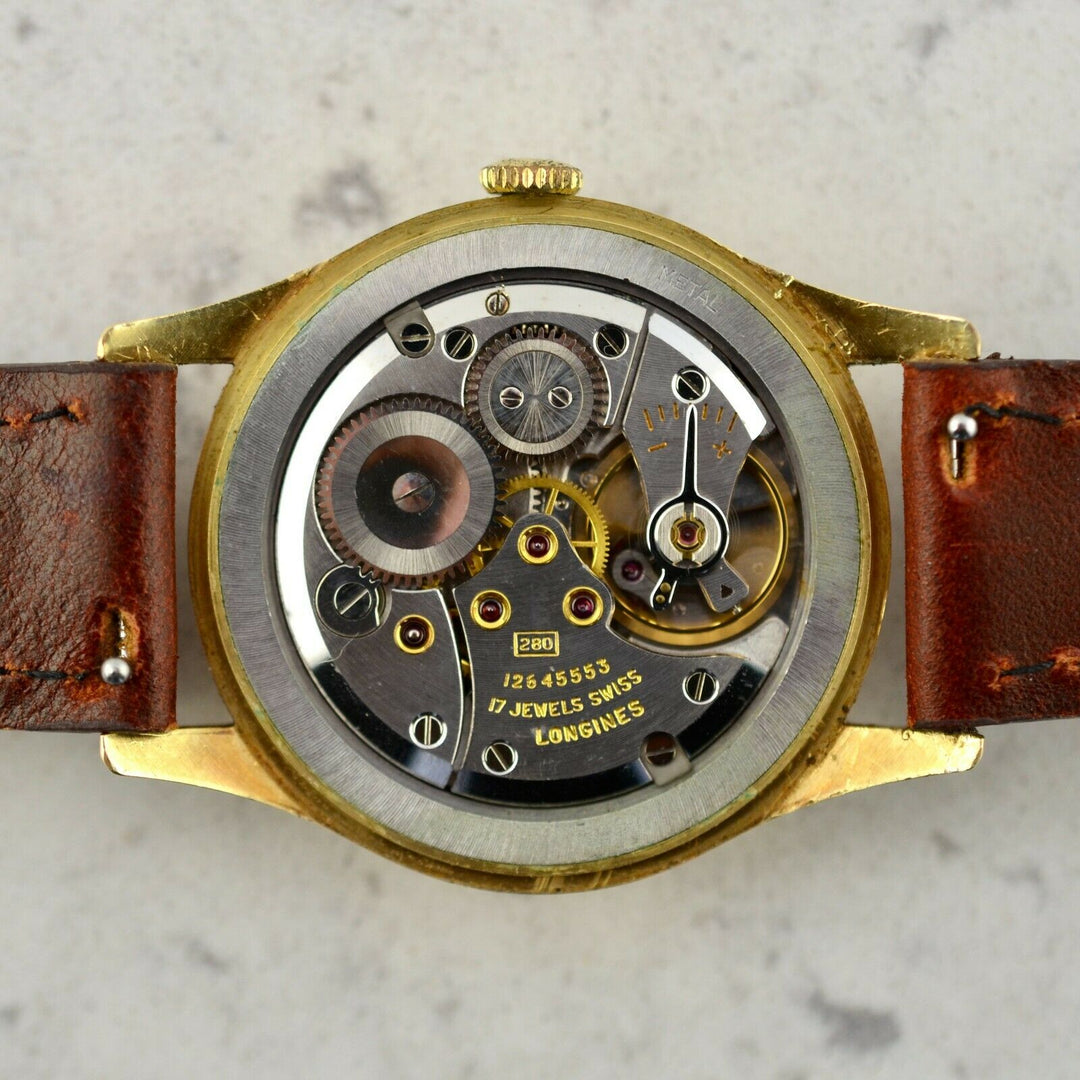 1964年　ヴィンテージ ロンジン カラトラバ　腕時計 cal.280 参考番号6986 18ct イエローゴールド製