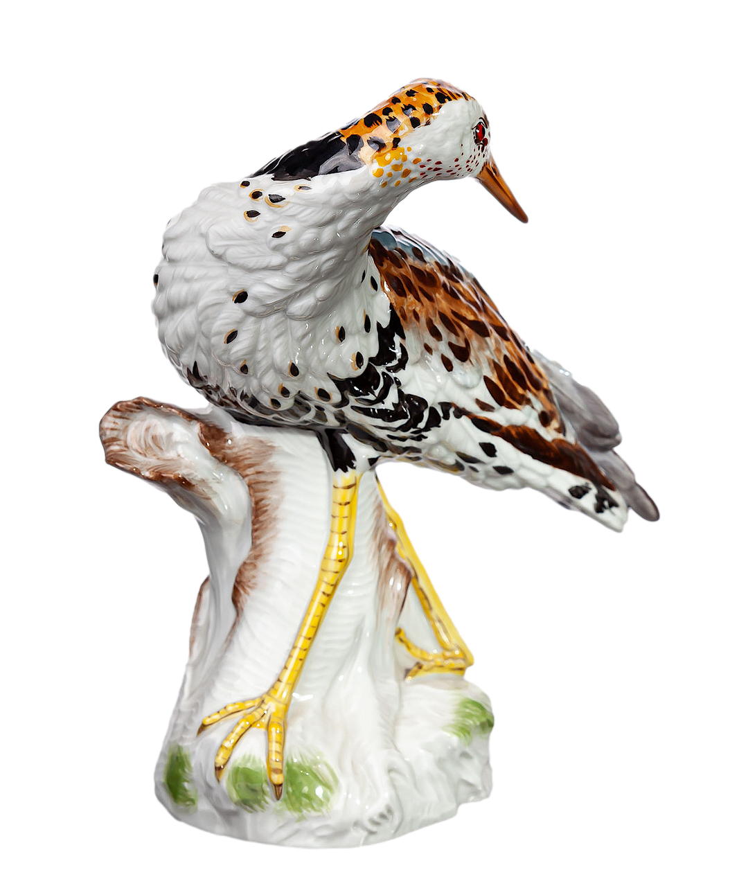 マイセン人形　シギ　動物　一級品モデル　77186　1989年　高さ20.5cm
