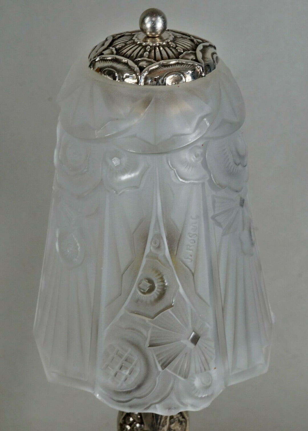 GAUTHIER EJG : pair of FRENCH 1930 ART DECO LAMPS ....... lamp muller era France