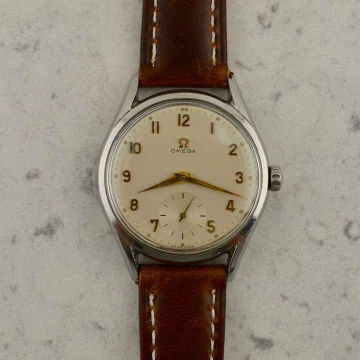 C.1954　ヴィンテージオメガ　機械式(手巻き）ジャンボカラトラバ　腕時計　CAL.Ω266　型番CK2791-1　スチール製