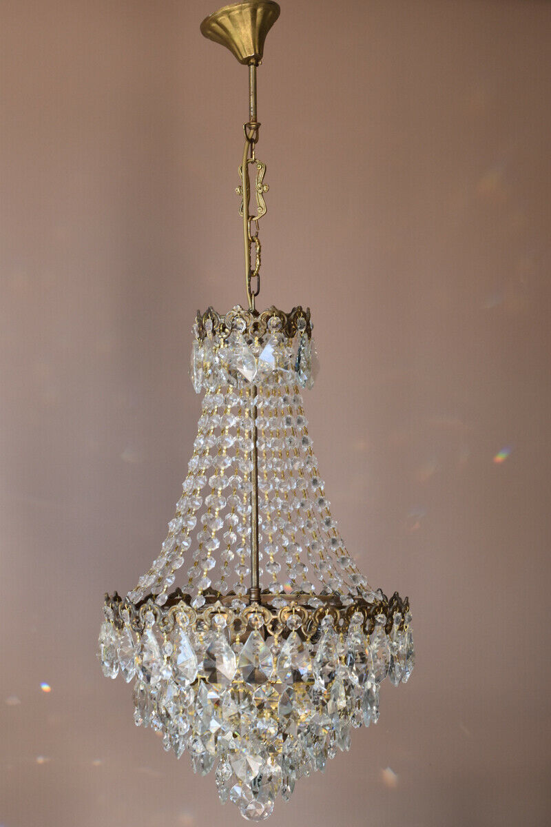 Crystal Home Lighting Chandelier French Vintage Antique Lamp Chandelier Lighting