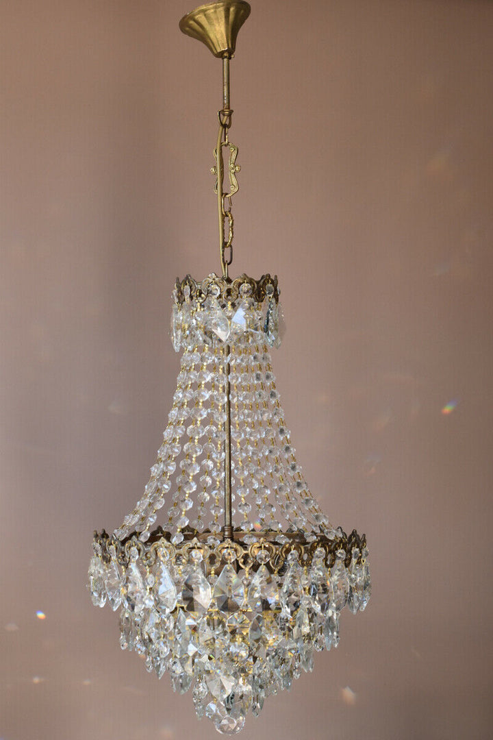 Crystal Home Lighting Chandelier French Vintage Antique Lamp Chandelier Lighting
