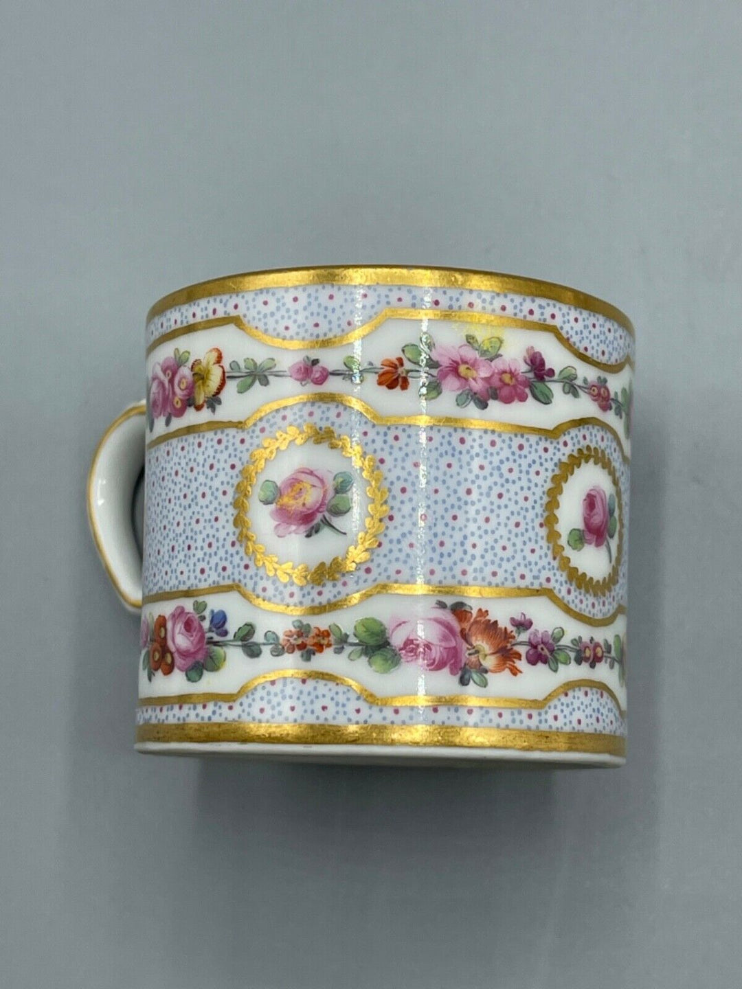 Important Rare Museum Empire Sevres Cup and saucer 1770 François Drand
