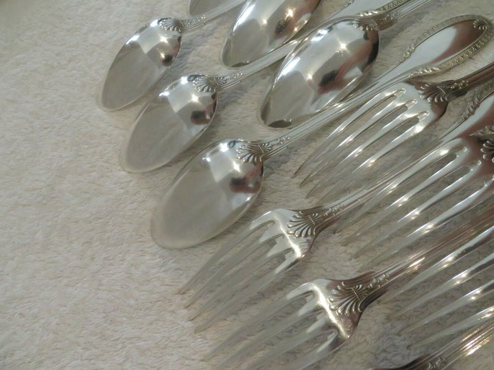 20th c french 950 silver dinner cutlery set 12p Puiforcat empire st no6rby