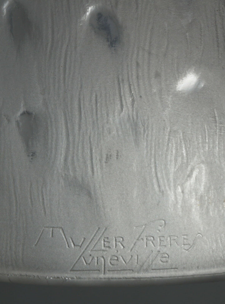 MULLER FRERES : FRENCH 1930 ART DECO LAMP .... sabino degue daum era 1925 France