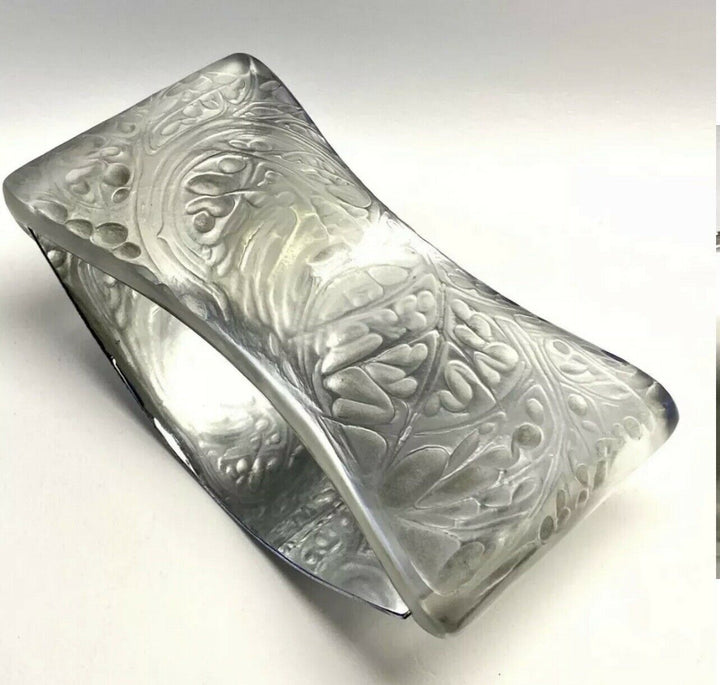 Buvard Feuilles Artichaut Rene Lalique R.Lalique Artichoke Leaves Glass Blotter
