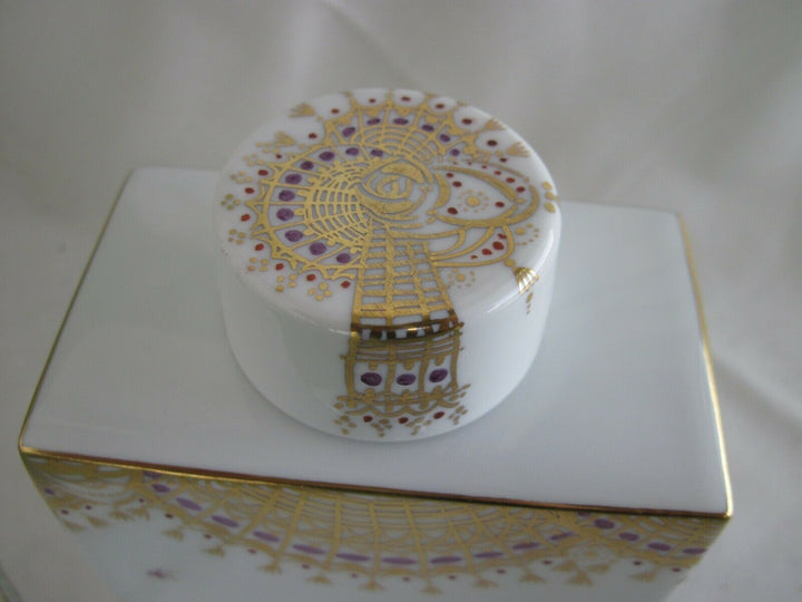 Schöne Meissen Teedose in Dekor 1001 Nacht