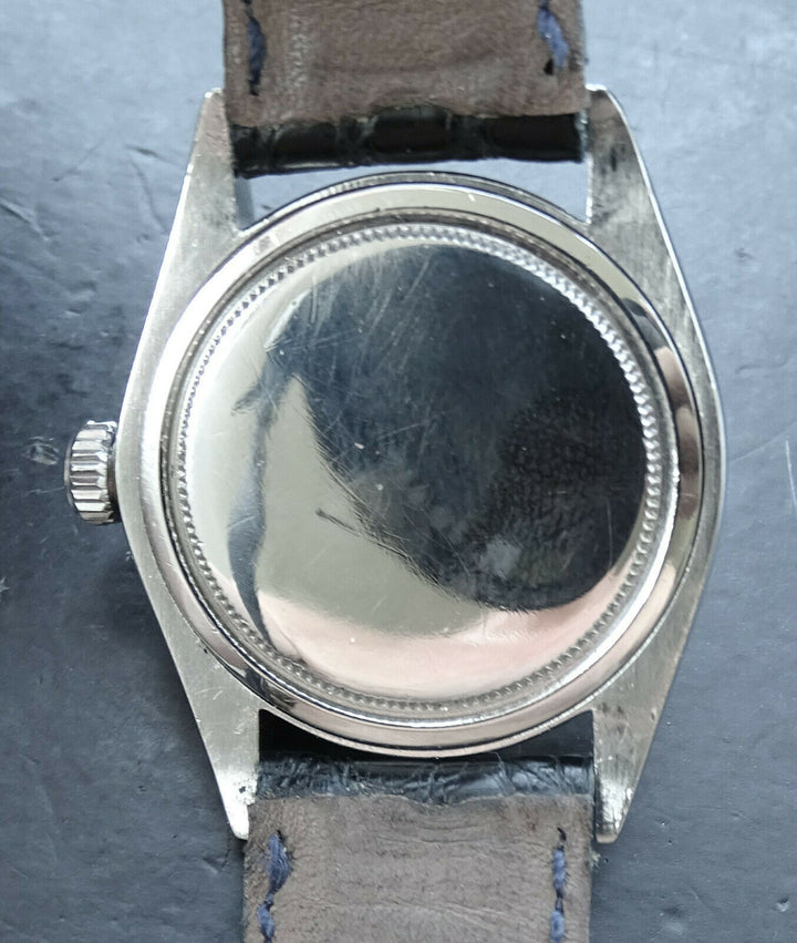 ♛ Rolex Oyster Precision Black 34 mm 6426 Vintage Elegant Men's Watch 1969