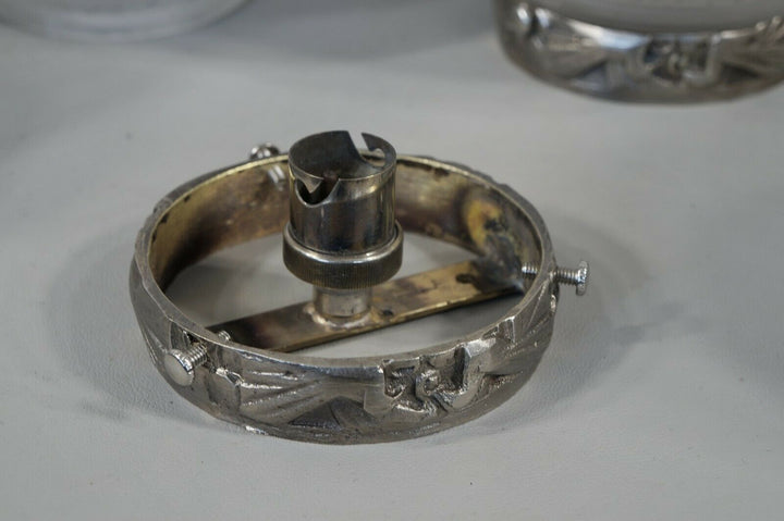 ミューラー兄弟 フレンチ・アールデコ調フラッシュマウント(クジャク)  ペア 1930年