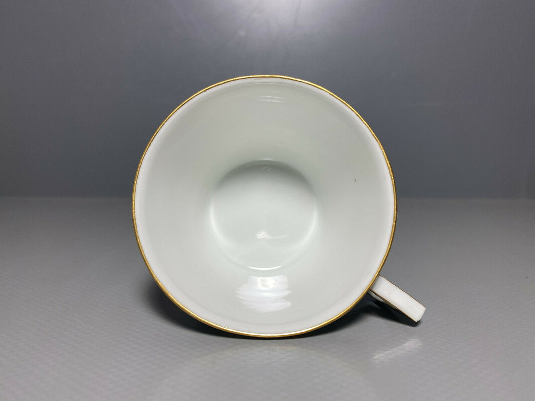 KPM BERLIN GEDECK TASSE UT BLUMEN ROSEN GOLD FLEURS EN TERRASSE? 1.WAHL UM 1780