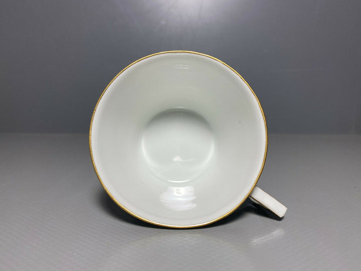 KPM BERLIN GEDECK TASSE UT BLUMEN ROSEN GOLD FLEURS EN TERRASSE? 1.WAHL UM 1780