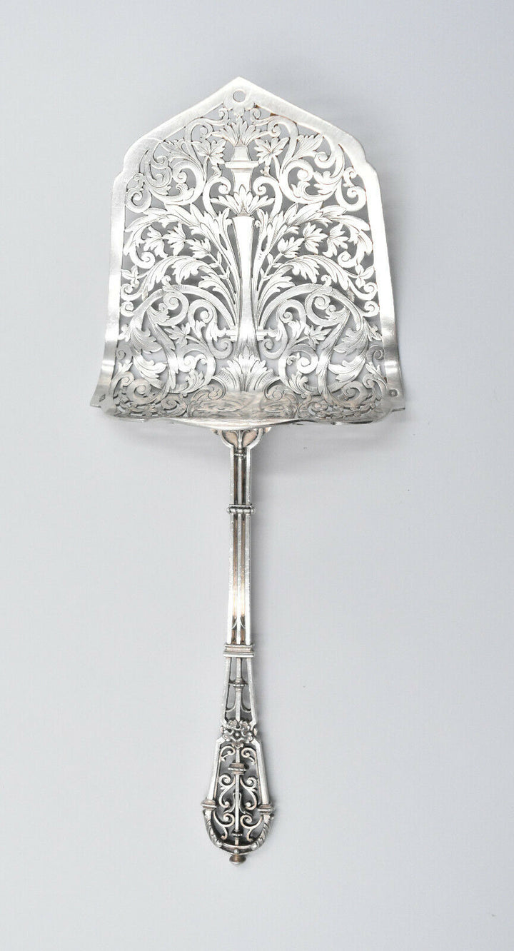 PUIFORCAT Antique French Sterling Silver Asparagus Server PELLE A ASPERGE ARGENT