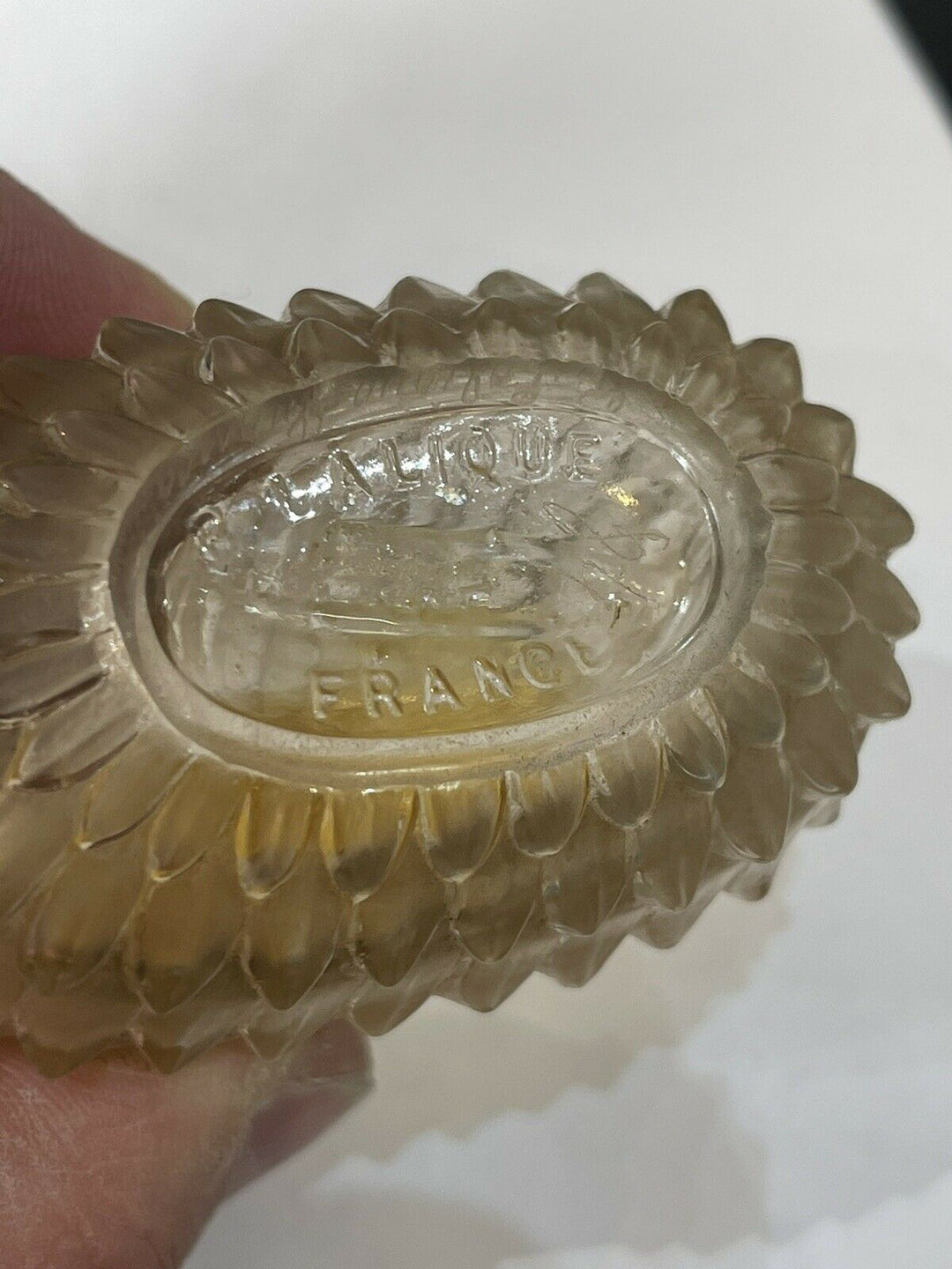 Flacon Amélie Patiné Sépia René Lalique R.Lalique Stained Glass Perfume Bottle