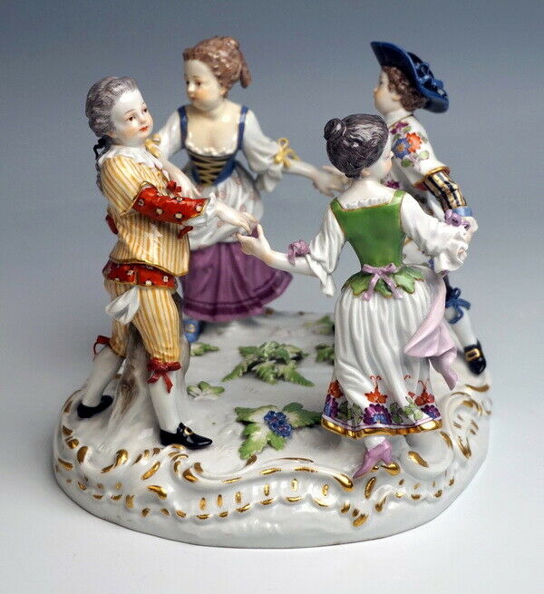 マイセン人形（フィギュリン）「踊る子供たち」 – アンティーク