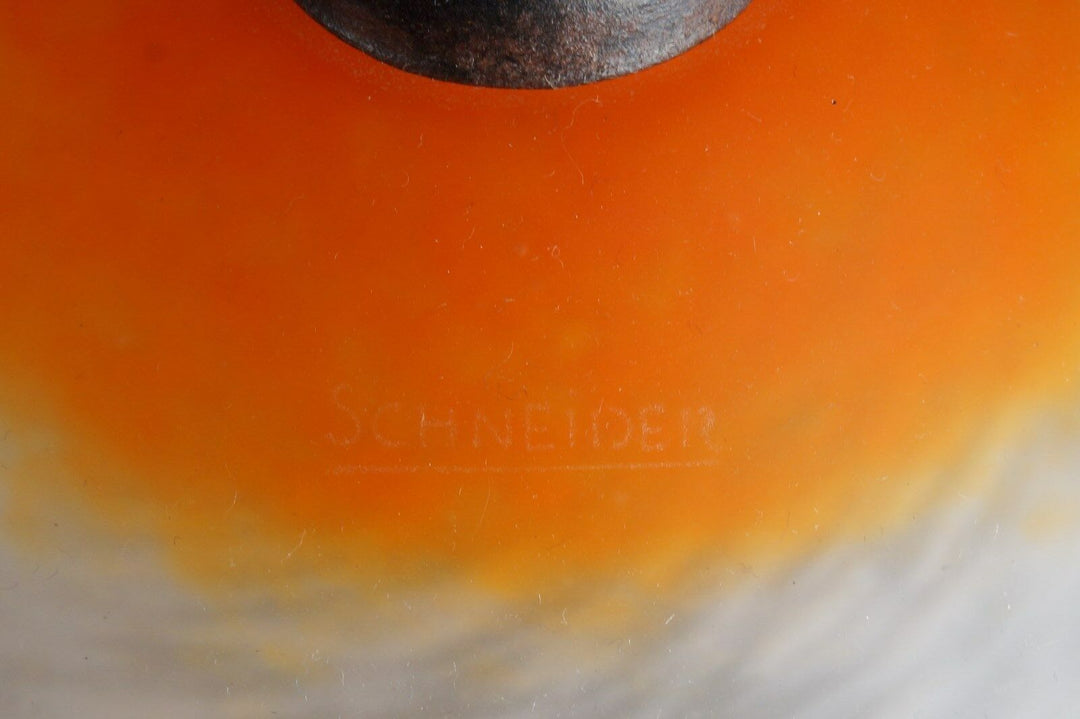 CARION & SCHNEIDER : FRENCH 1925 ART DECO LAMP .. Belgium 1930 muller era lampe