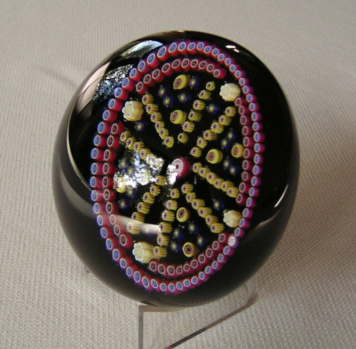 Briefbeschwerer Paperweight "Malteserkreuz" Baccarat 1990, Nr. 147/200