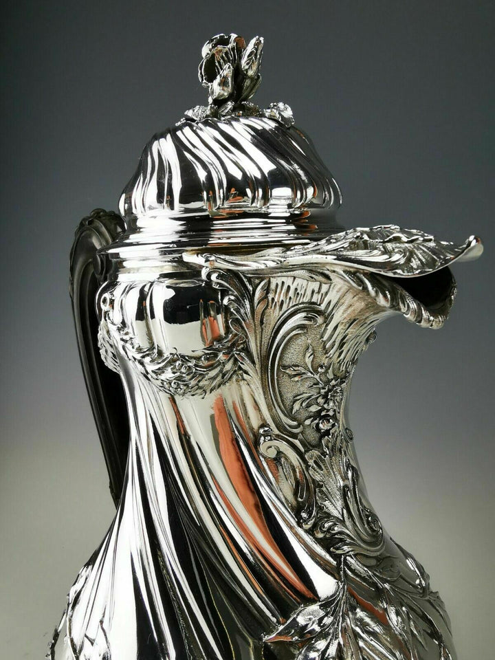 CARDEILHAC - Exceptional silver coffee tea 4 piece set - French minerve .950