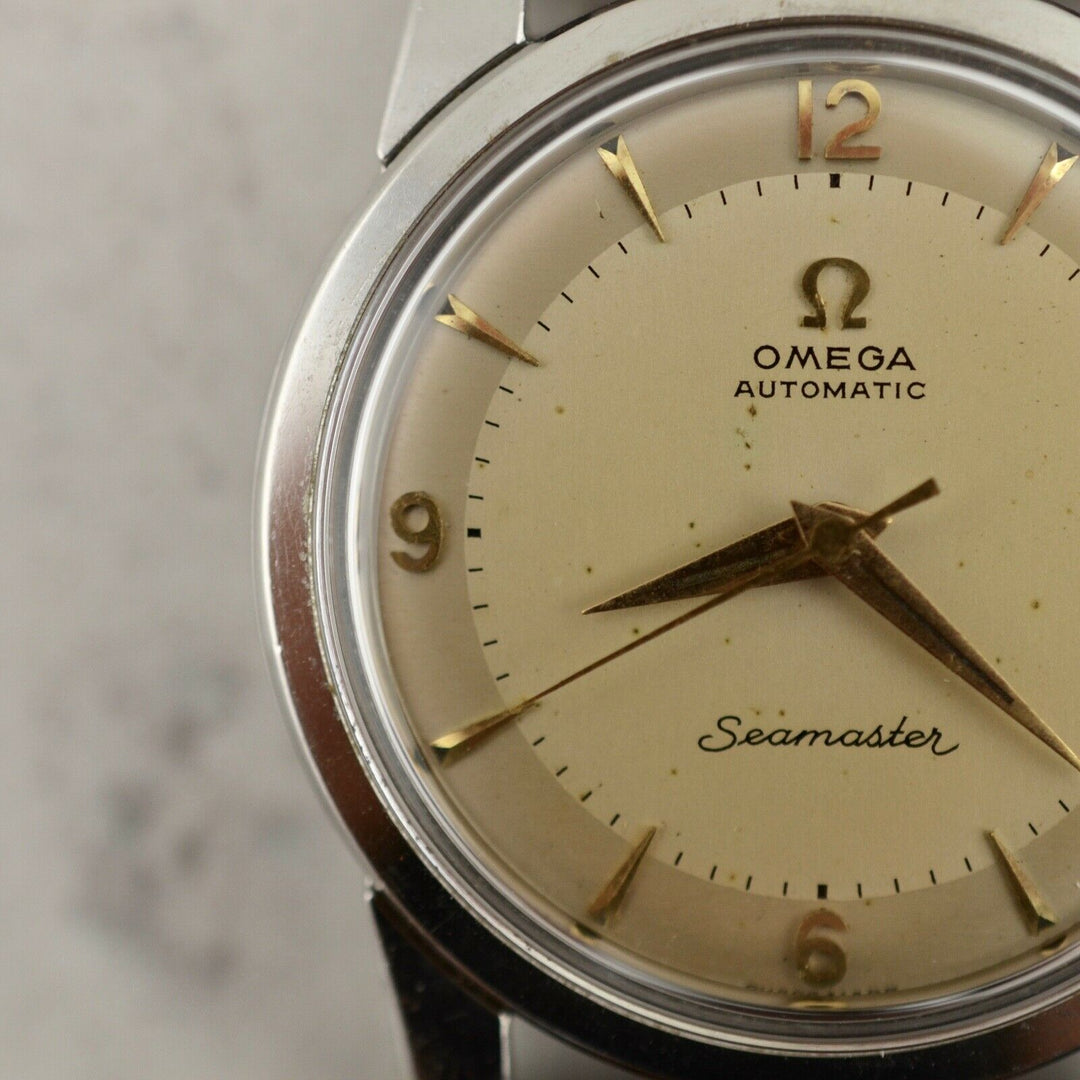 C.1956 ヴィンテージ オメガ シーマスター 自動式 腕時計 Cal. Ω 501 型番2846/2848 スチール製