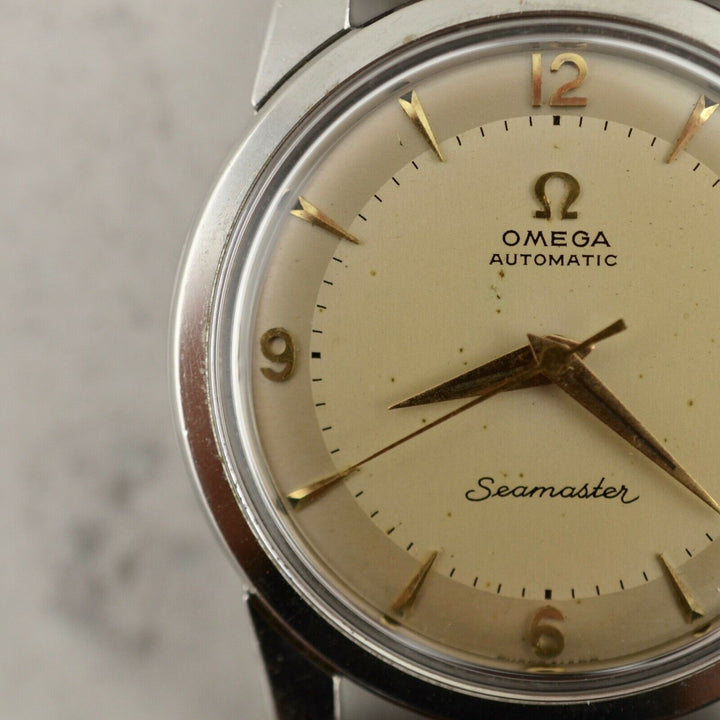 C.1956 ヴィンテージ オメガ シーマスター 自動式 腕時計 Cal. Ω 501 型番2846/2848 スチール製