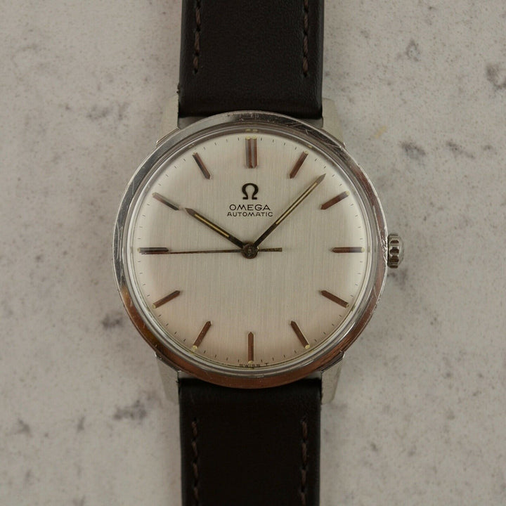 C.1964 ヴィンテージ オメガ 自動式 シーマスター 腕時計 型番165.002 Cal. Ω 550 スチール製