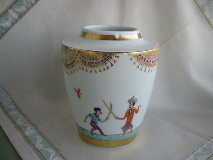 Schöne Meissen Vase in Dekor 1001 Nacht