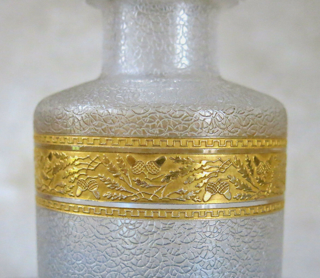 FLACON BACCARAT SAINT LOUIS, 2 très beaux flacons anciens, cristal, ART DÉCO .