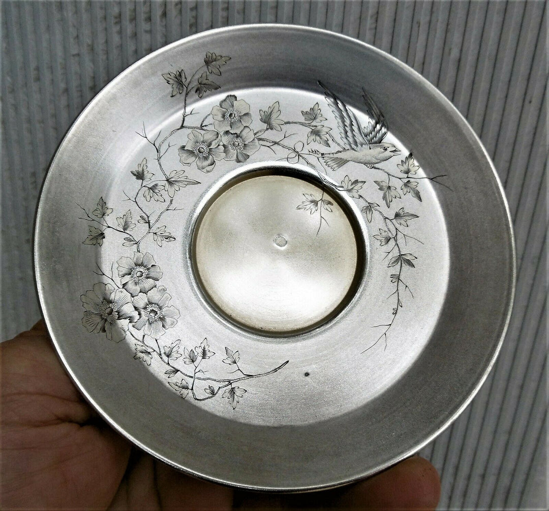 Poids:333 grs:Emile Puiforcat:Paire de tasses & soucoupe argent massif Minerve 1