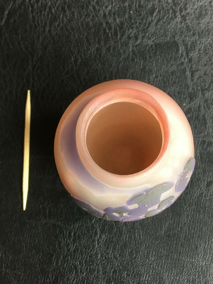 エミールガレ　紫陽花の花が描かれた花瓶（ミニチュアール）
